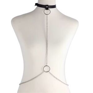 Silver Chain Body Harness